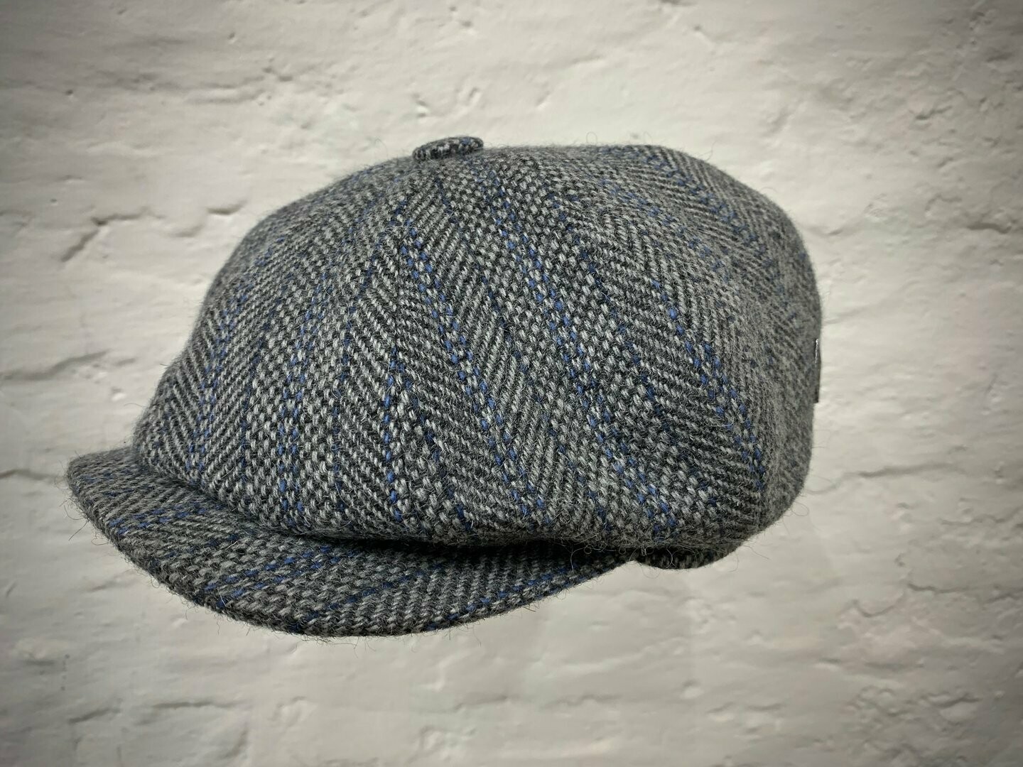 1920 NEWSBOY CAP Blue Zip