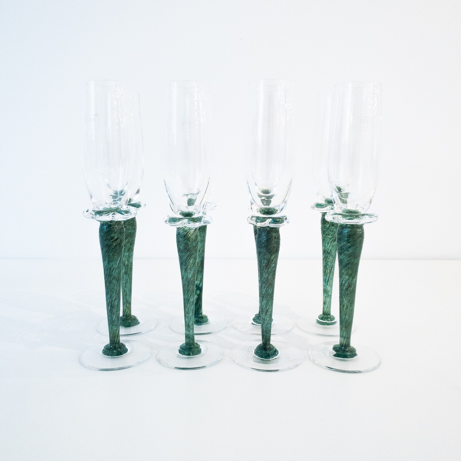 Set di 8 Flute in vetro IVV