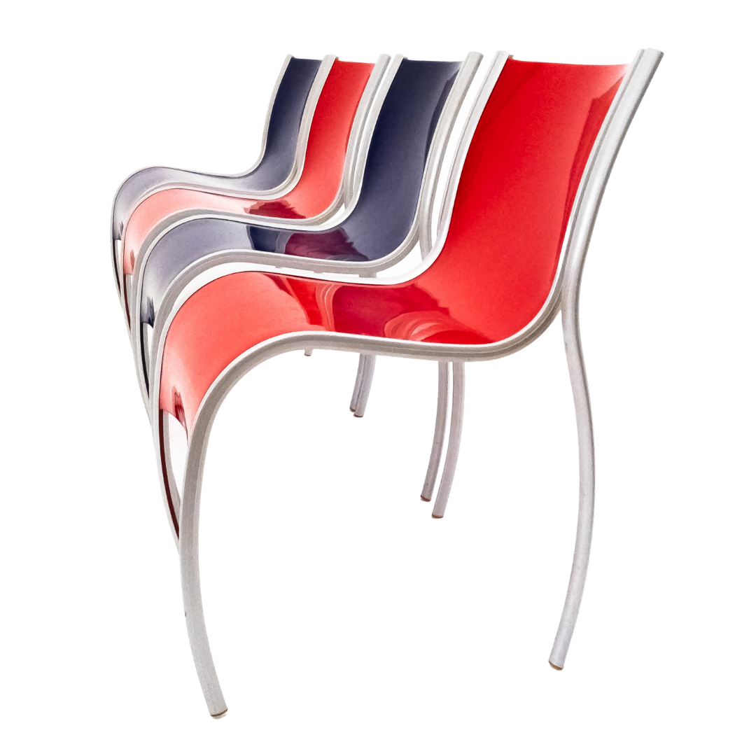 Set di 4 sedie Mod. Fpe di Ron Arad per Kartell, Italia, anni '90