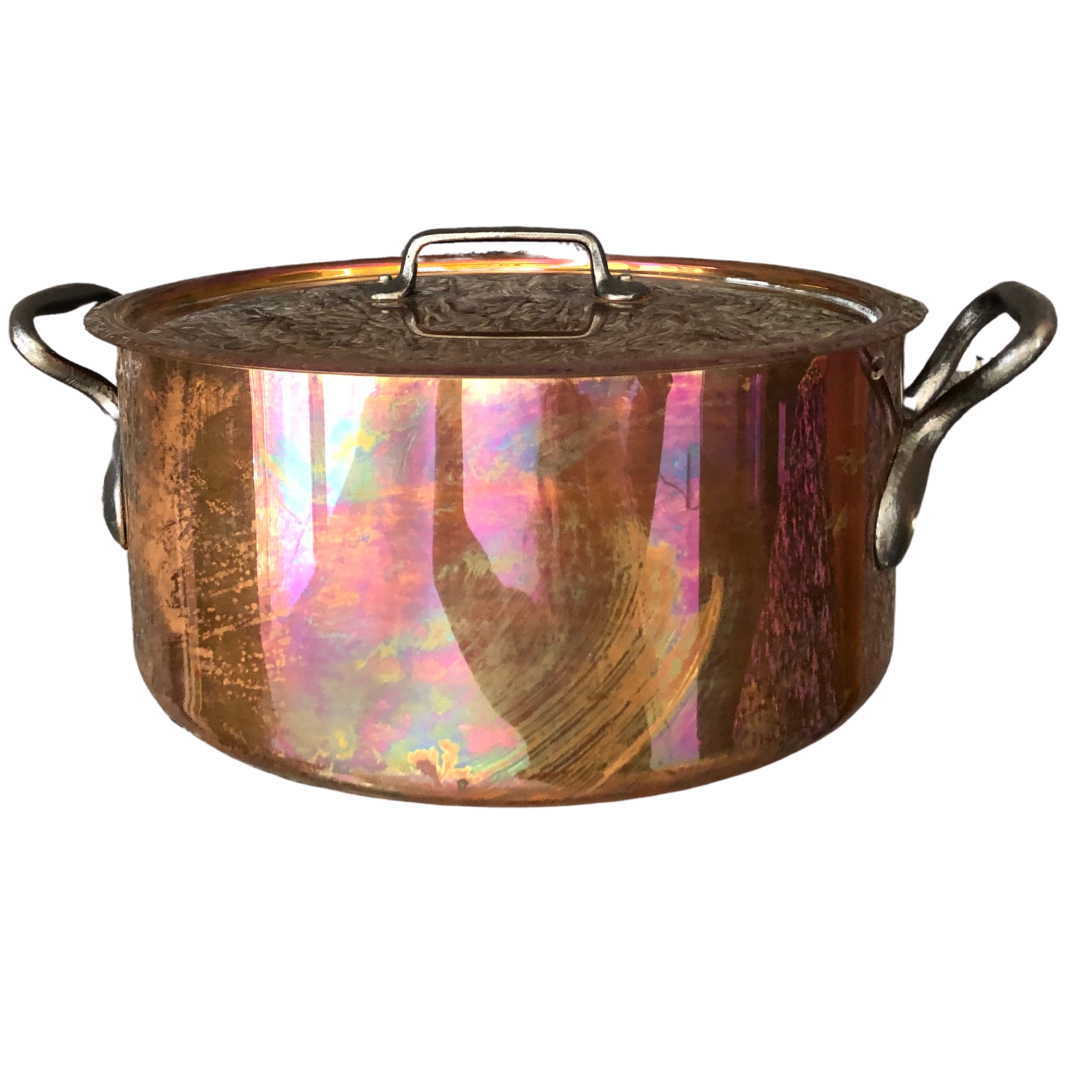 Mauviel Villedieu 11" Copper Pot Tin Lined Made in France