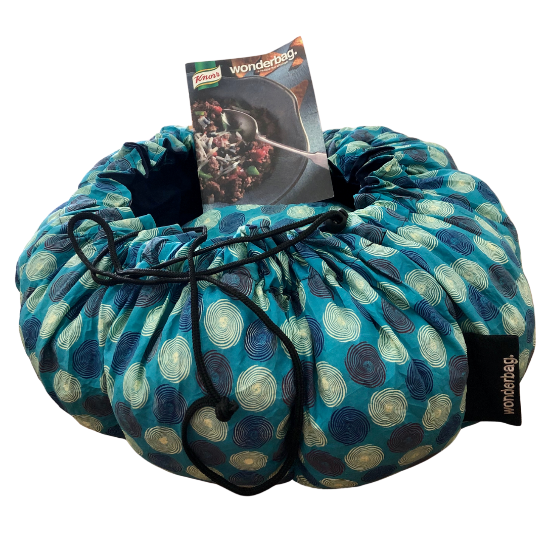 Wonderbag Portable Slow Cooker Blue Batik with Knorr Recipe Booklet