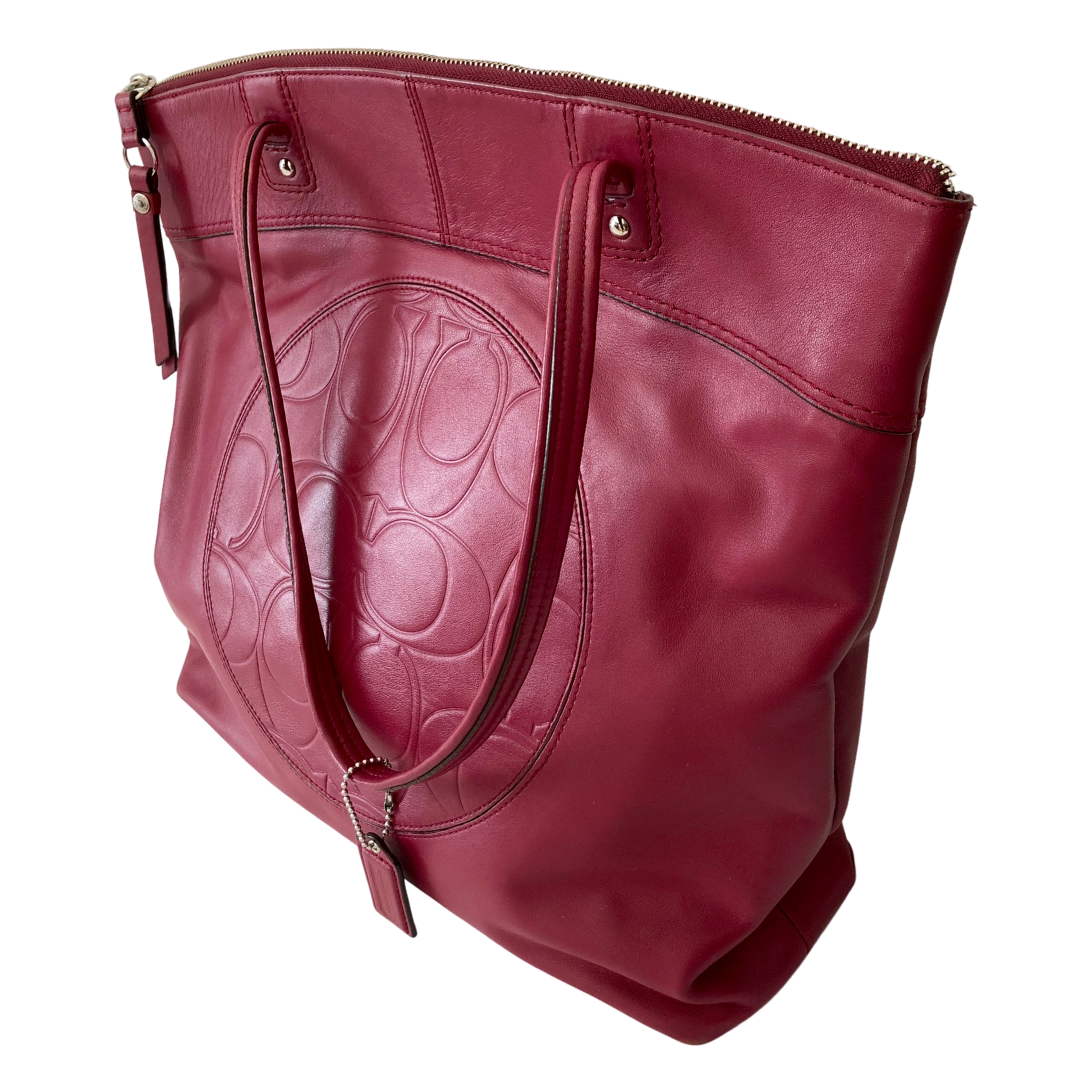 COACH Signature Laura Embossed Tote Carry All 18336