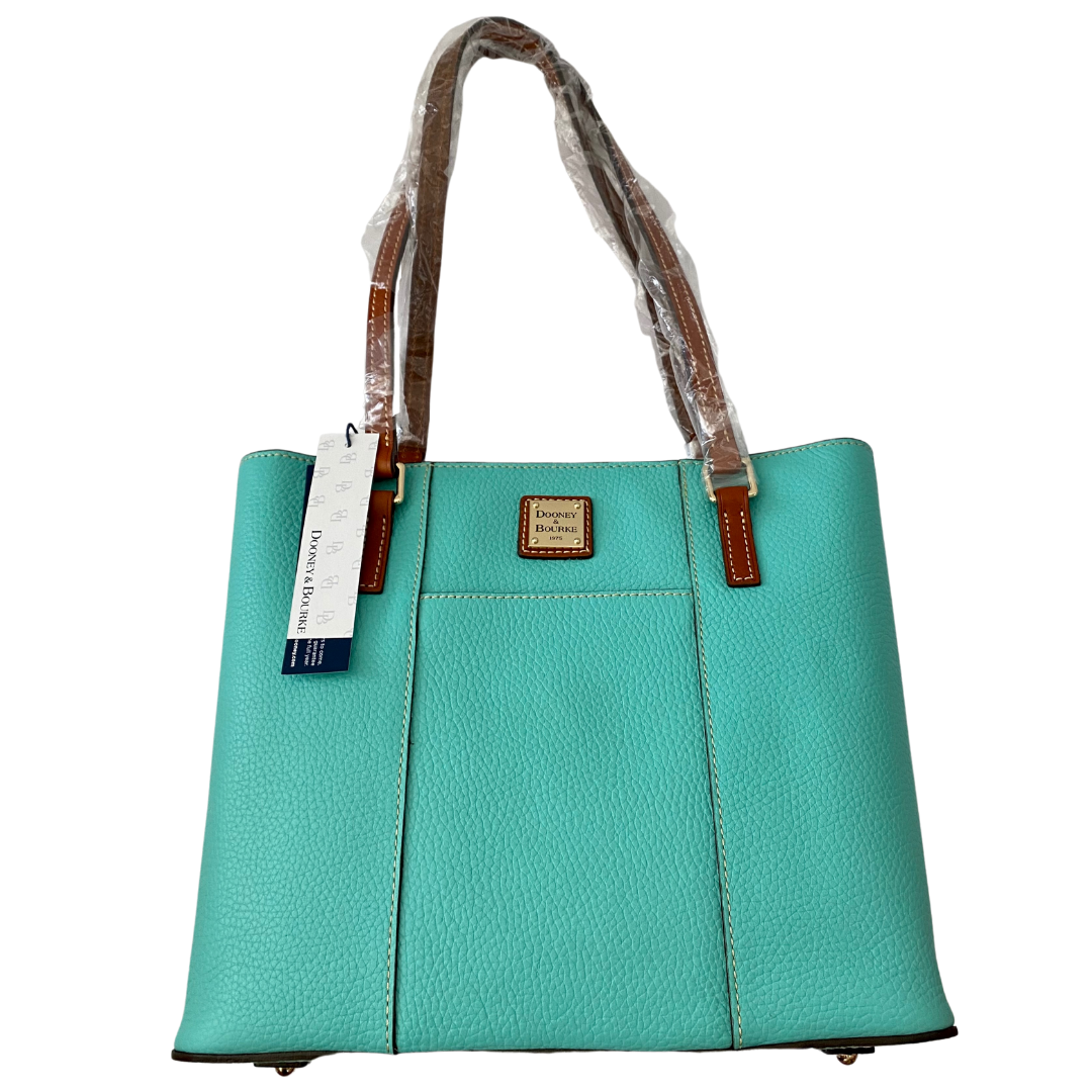 Dooney & Bourke Mint Pebble Grain Small Lexington Shopper Purse