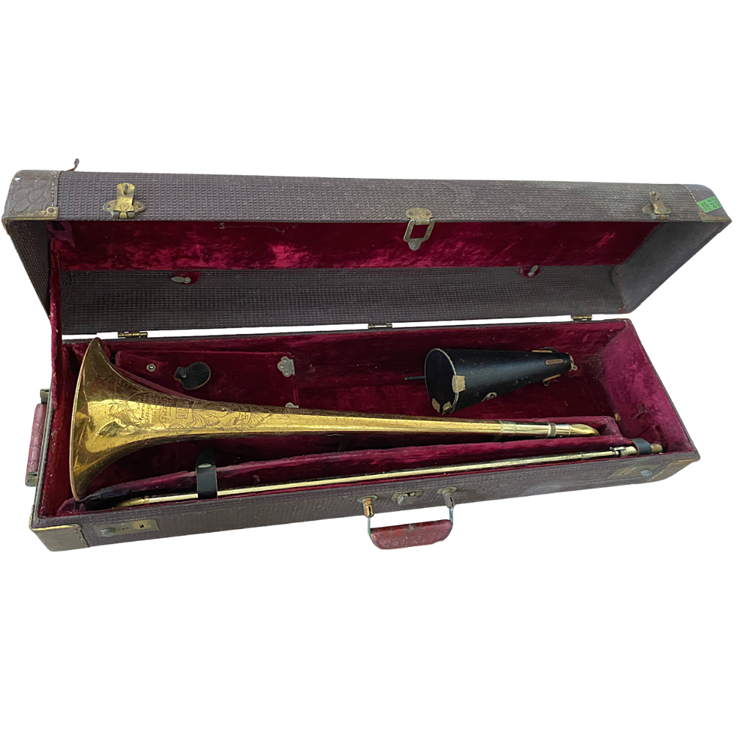 H.N. White Co. Vintage King Trombone Liberty Model 2B & Case