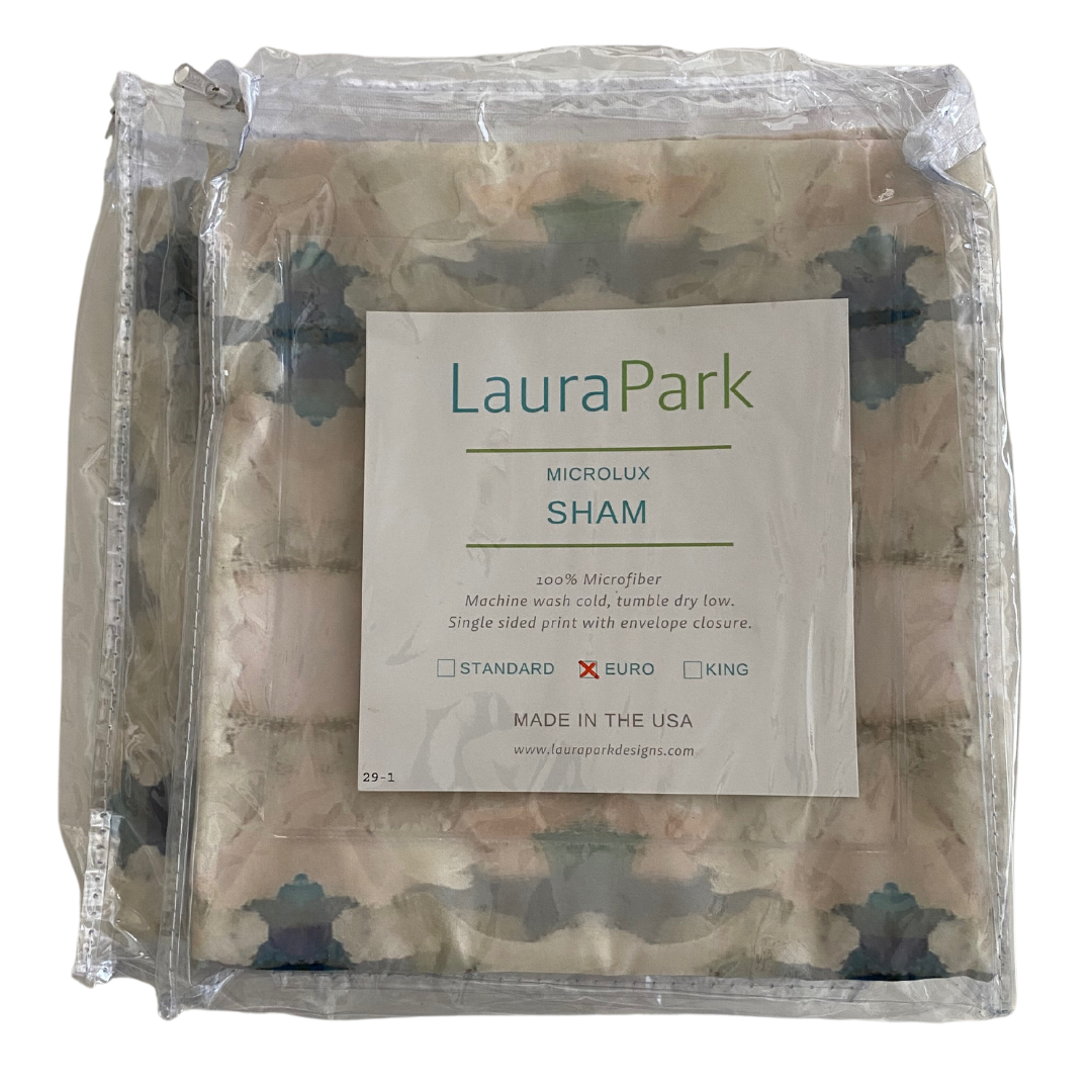 Laura Park Designs Microlux Euro Sham Set of 2