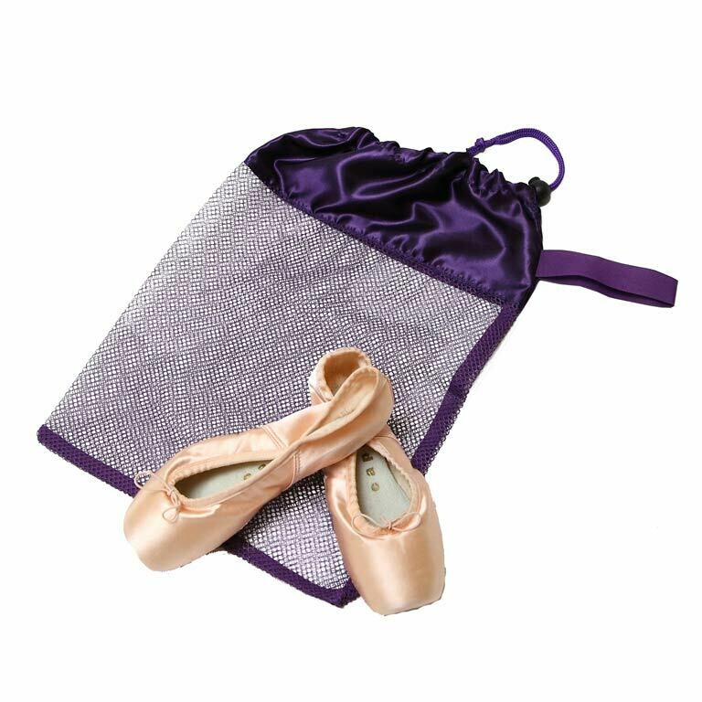 HD 8220 PURPLE MESH POINTE SHOE BAG