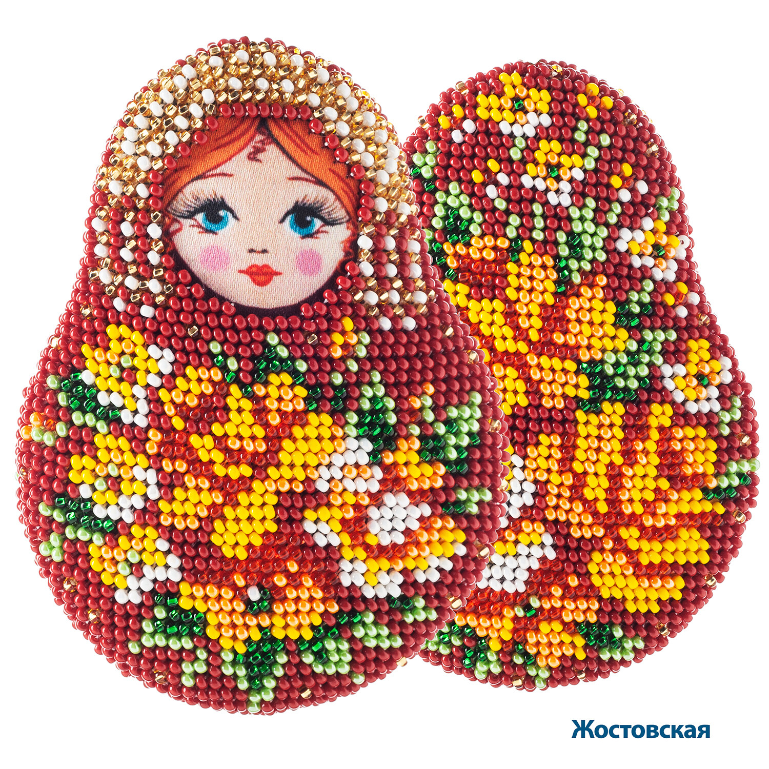 Картинки из бисера. Набор для вышивания радуга бисера (кроше) "матрешка гжель" в-540. Радуга бисера матрешка. Радуга бисера матрешки набор. Кроше радуга бисера матрешки.