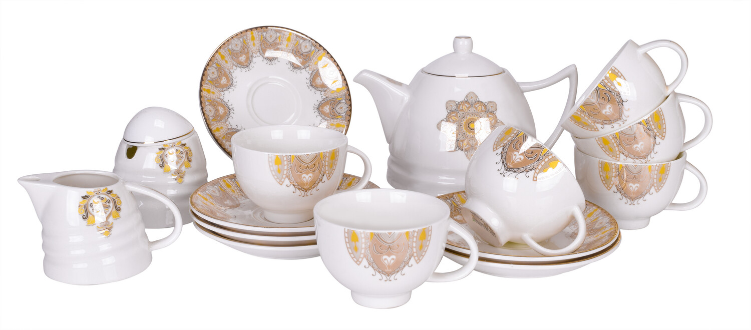 deco pride tea set