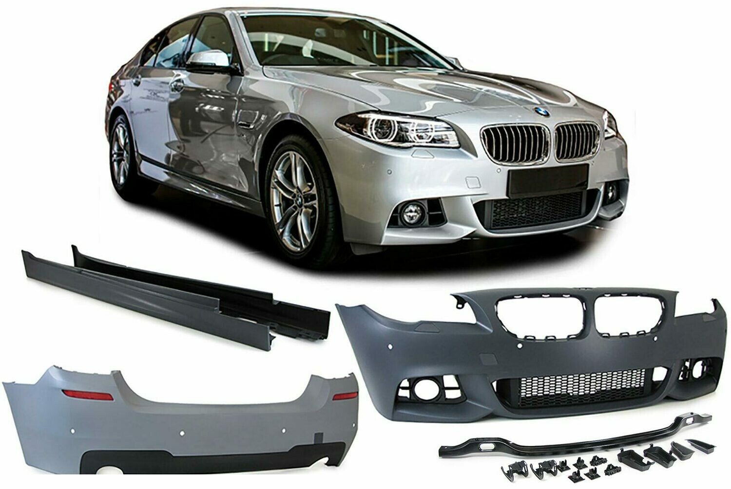 Kit de carrosserie complet pour BMW Série 5 LCI F10 2013 2017 Look