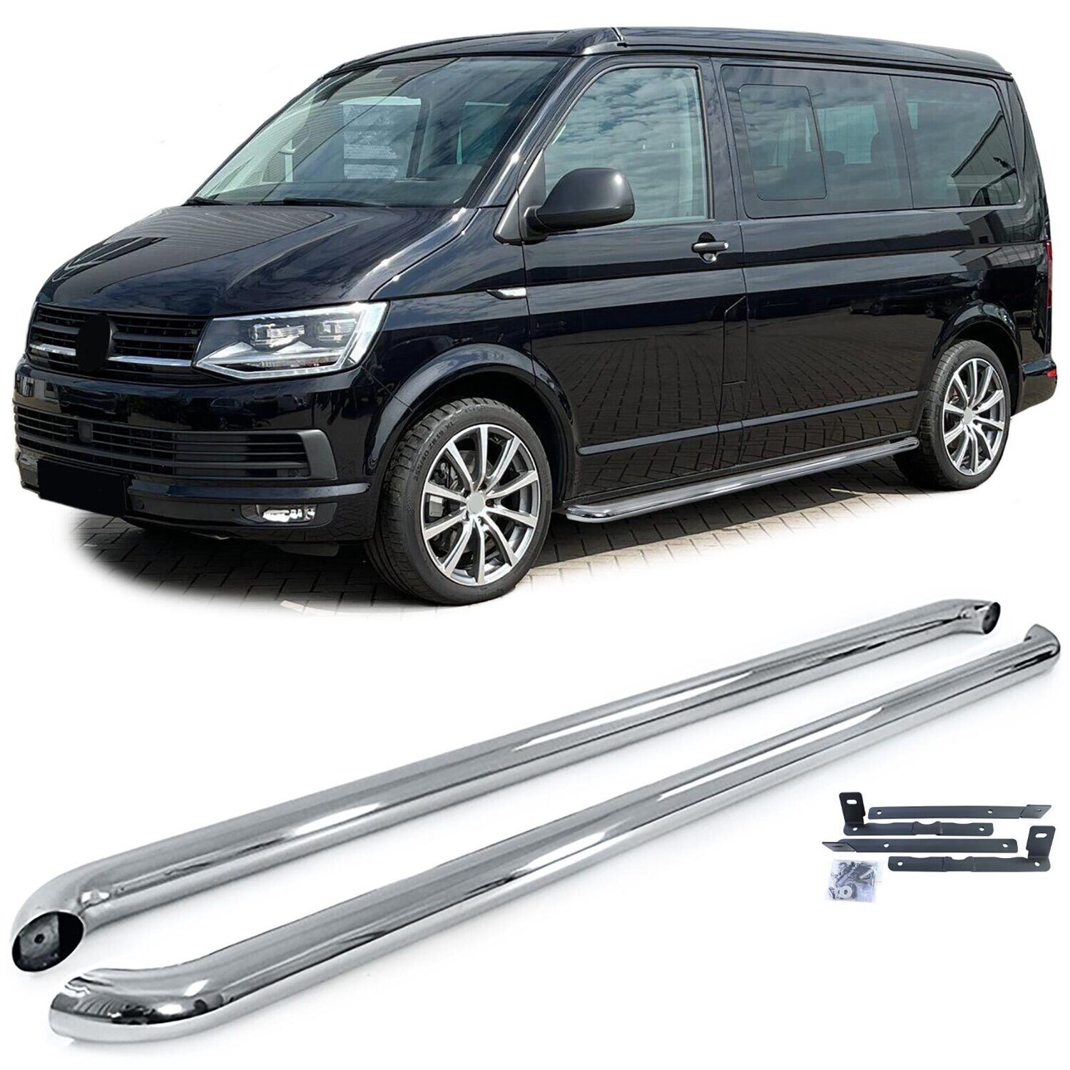 Support Hayon Acier Inoxydable Wida Pour T5 California Camping - Ventilation Sécurisée