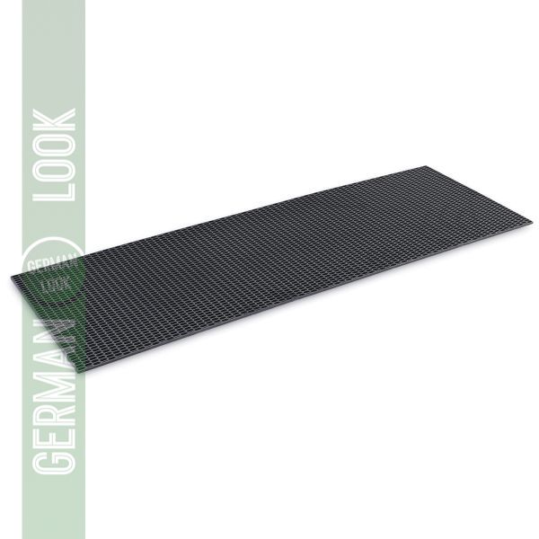 Calandre Style Nid D'abeille Noir Mat Pour Audi A3 8P (2008-2013) - Avec Support Logo Et Grilles Prises D'air - 6