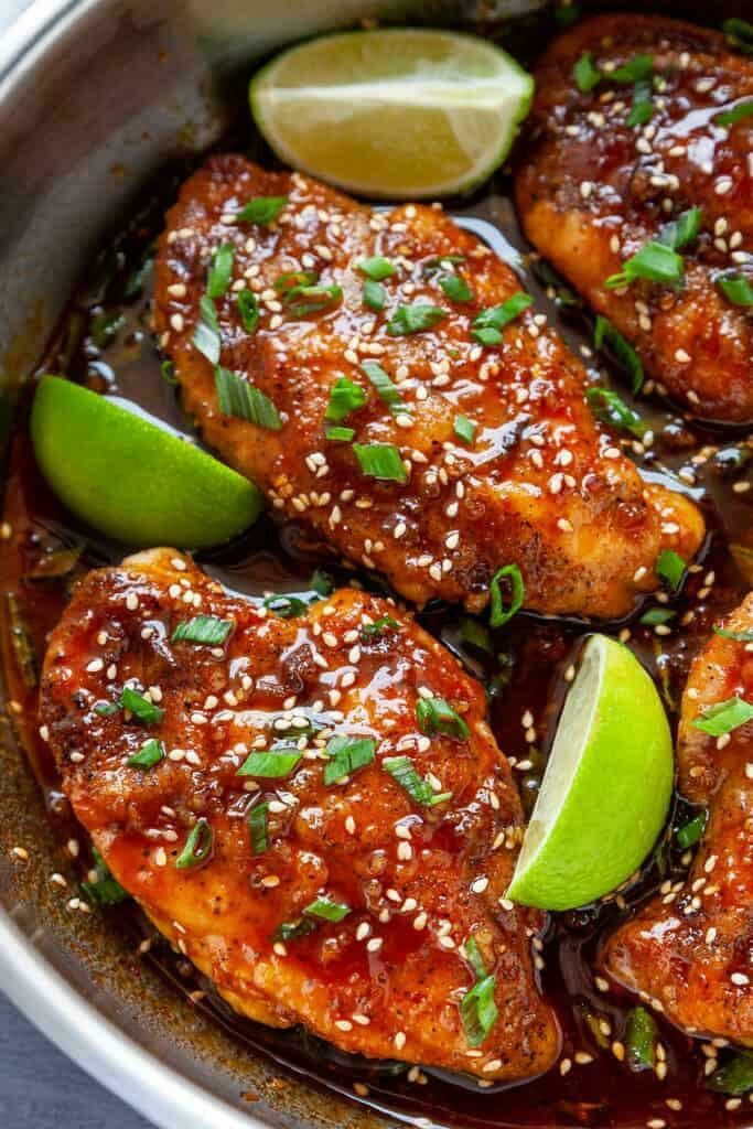 Sticky Chicken Breast Only
