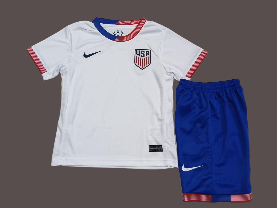 USA Copa America Home 2024 Kids Soccer Kit Collections