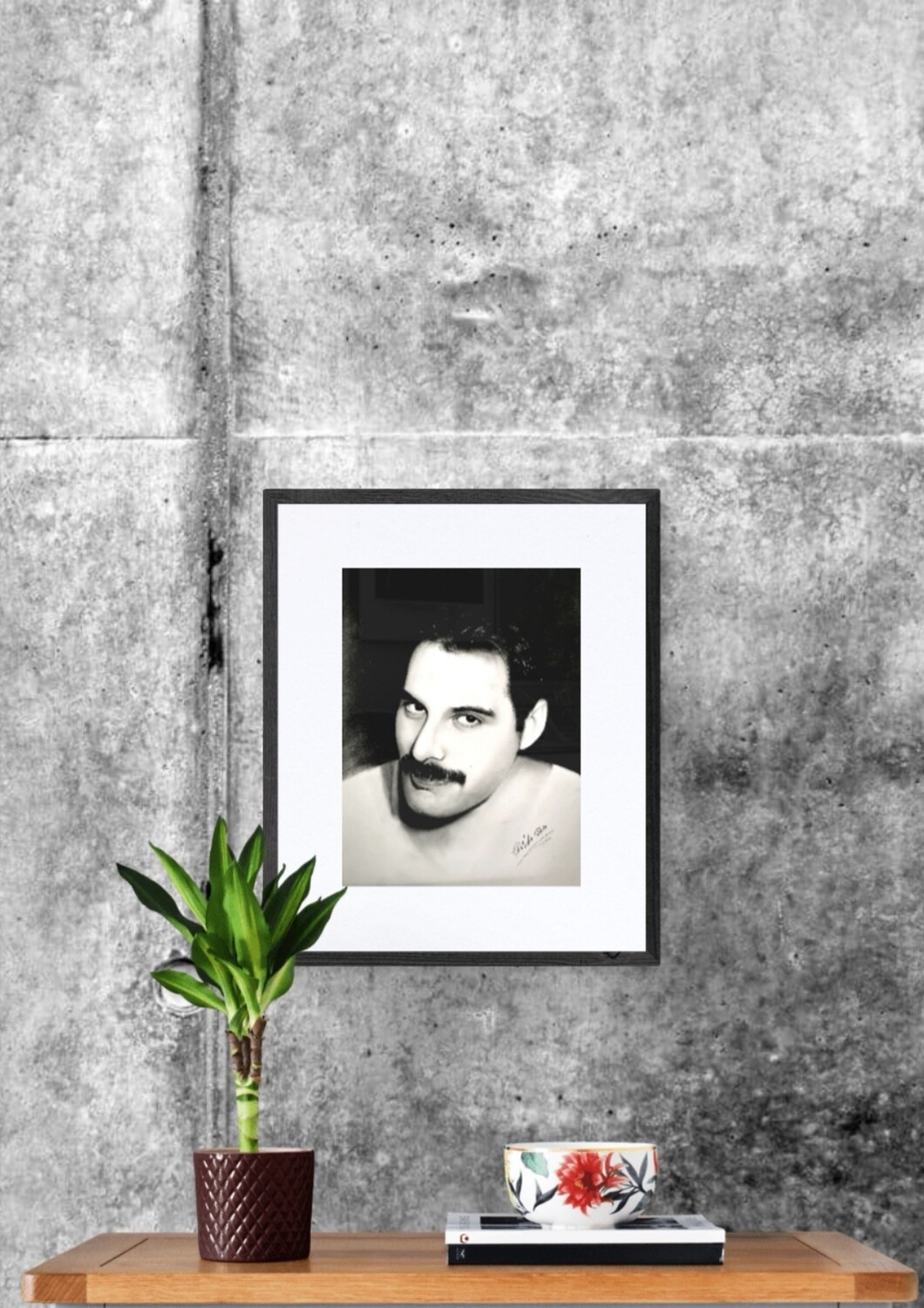 The portrait of Freddie Mercury /Limited edition print