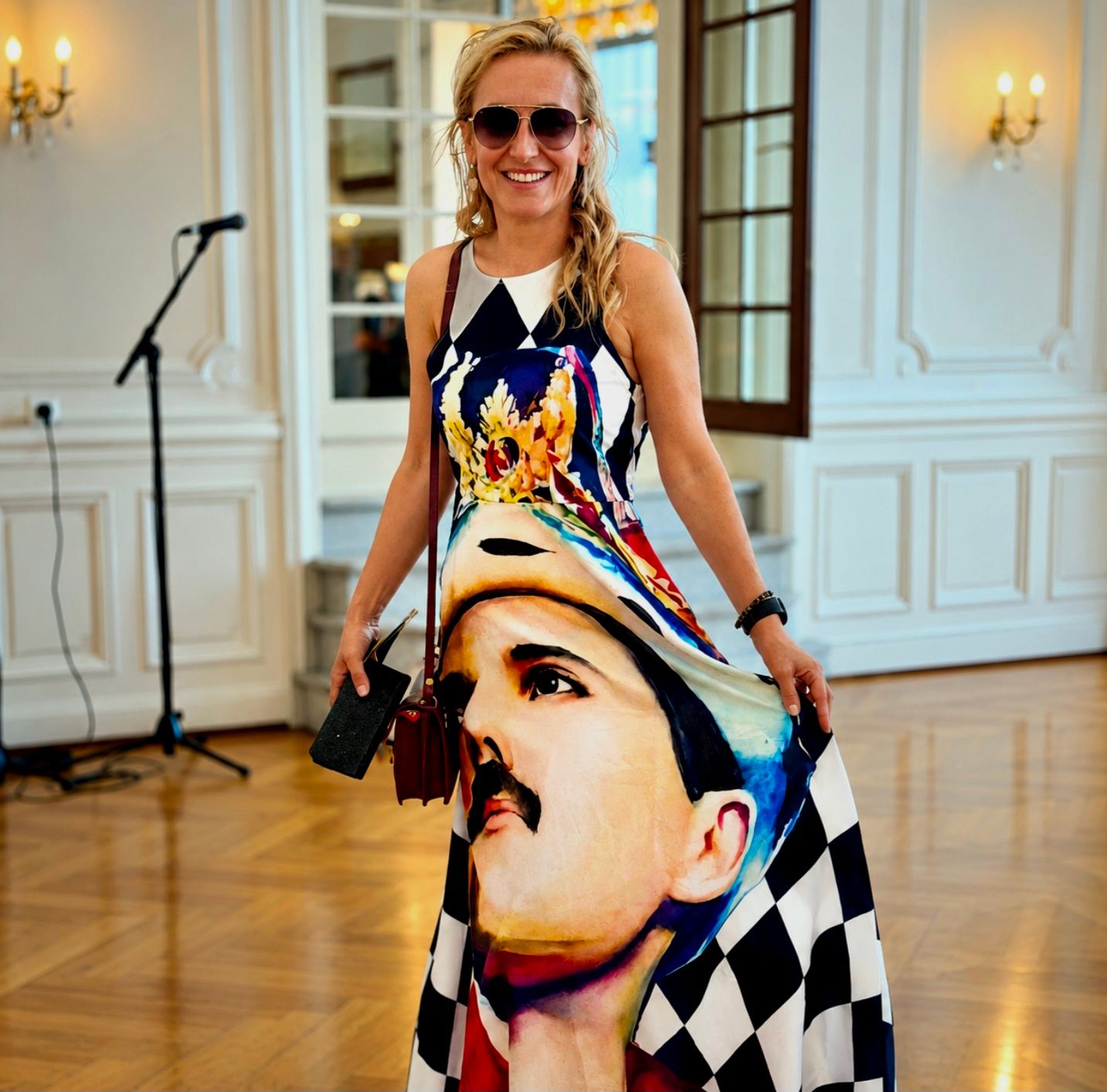 Elegant dress Freddie Mercury's Celebration