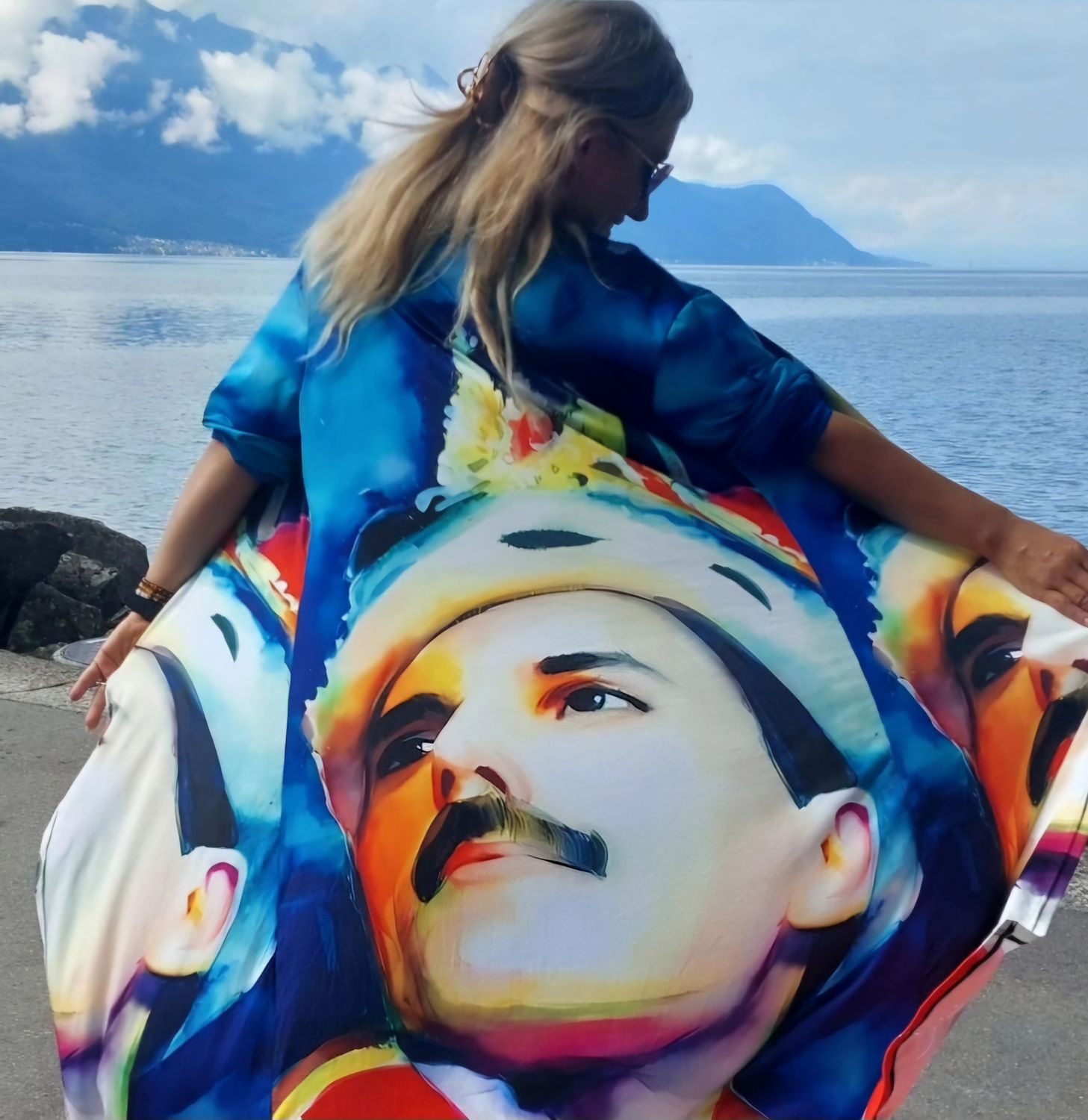 Long jacket Freddie Mercury " /Original  design by Diana Nobs