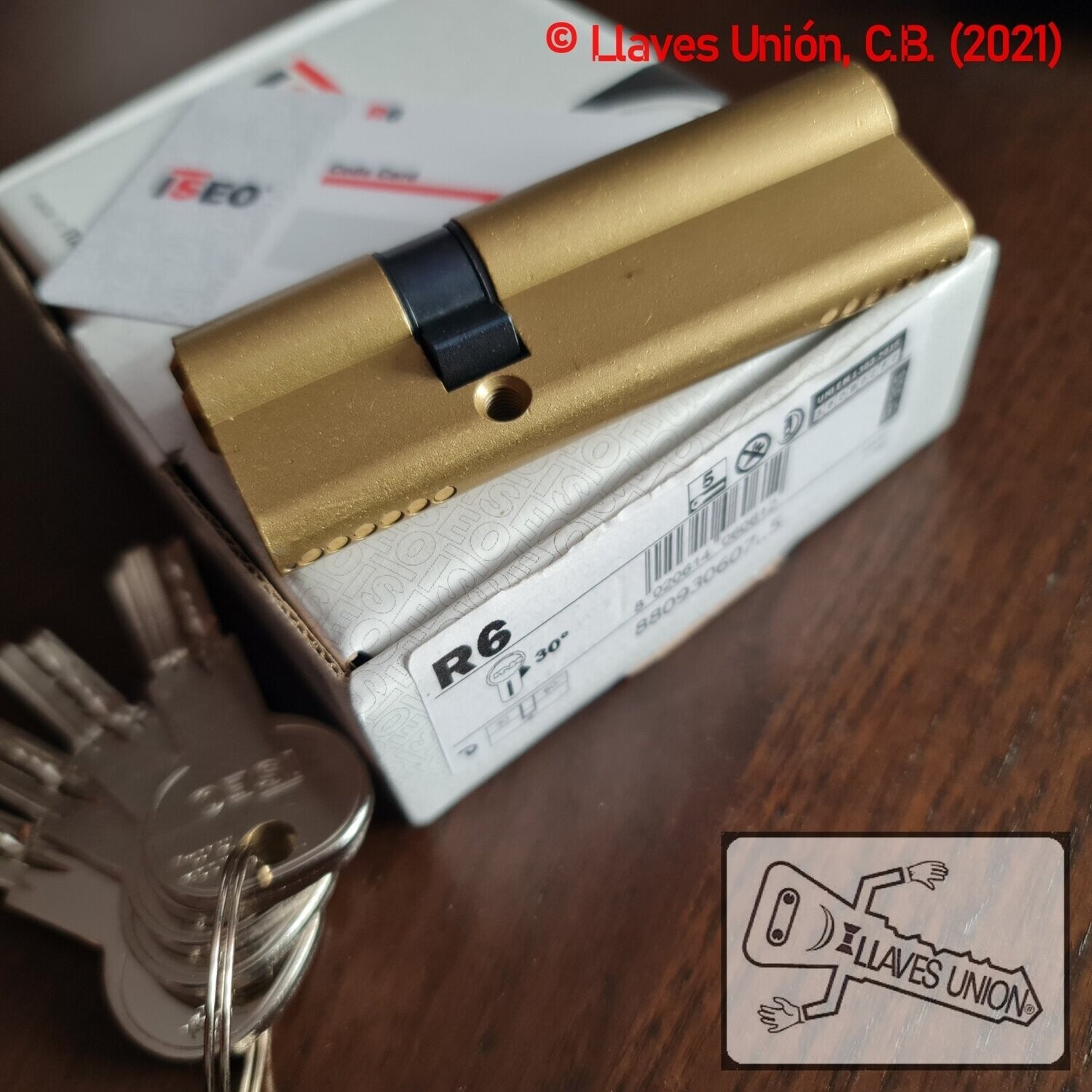 CILINDRO ISEO R6 PLUS NIQUEL 100 MM 35.10.55 (40- | Leroy Merlin