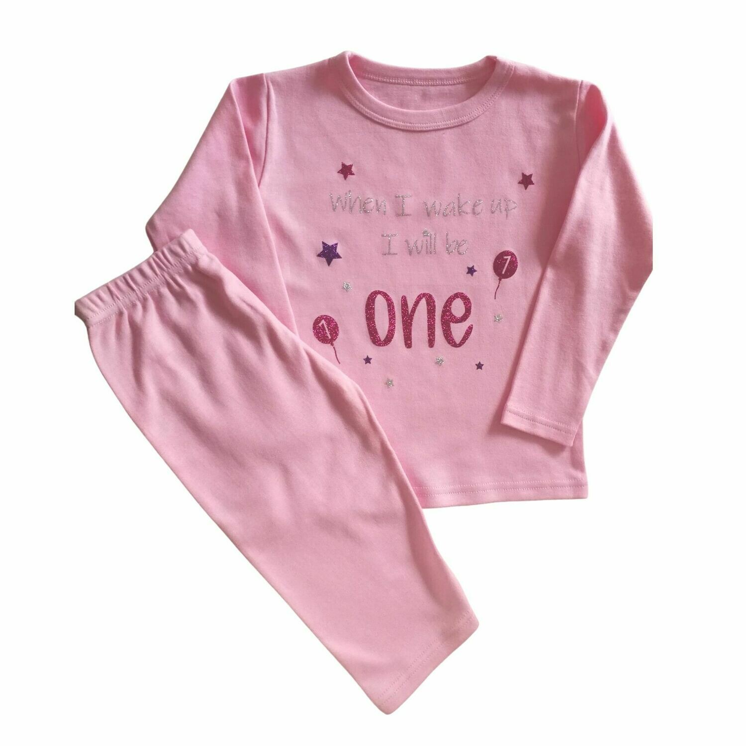 Personalised When i Wake up i will be One Pyjamas