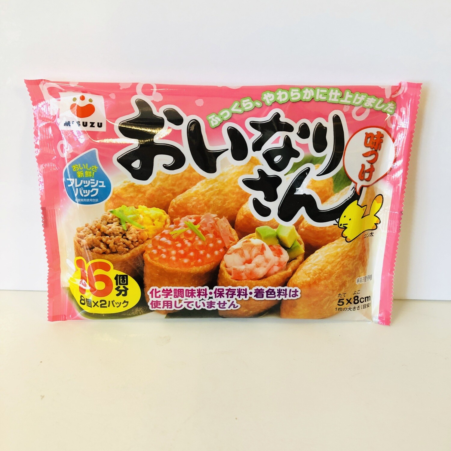 Misuzu Inari Fried Bean Curd in Seasoned Soy Sauce 16pc