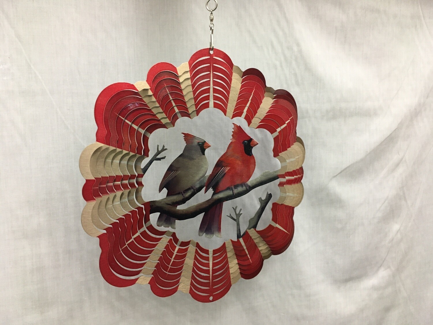 Cardinals Large Wind Spinner