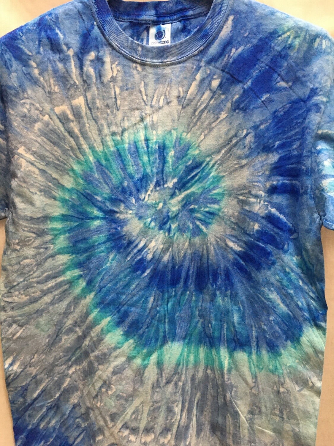 Classic Twist Blue Tie Dye Tshirt Size EXTRA LARGE