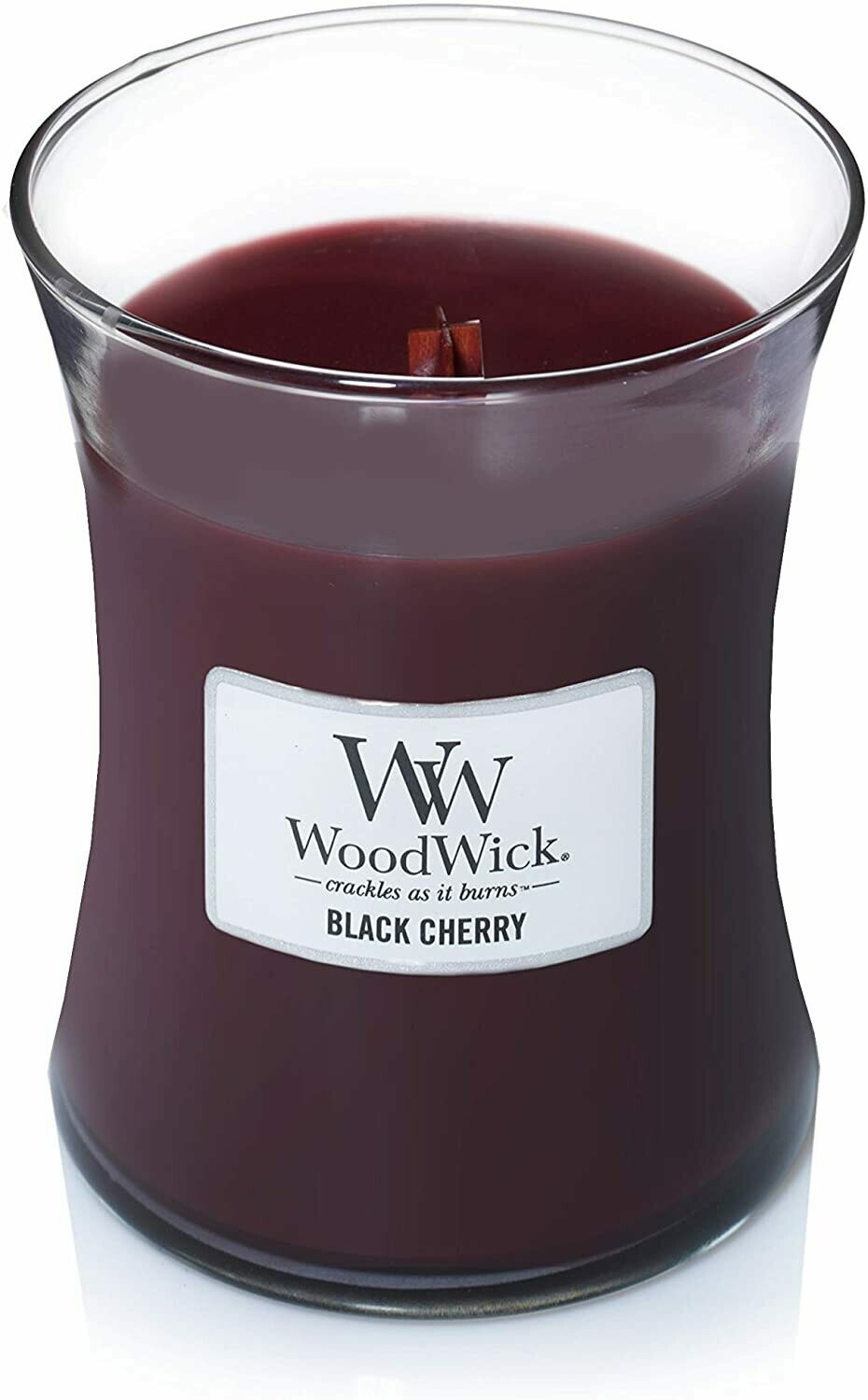 Black Cherry Medium WoodWick Candle