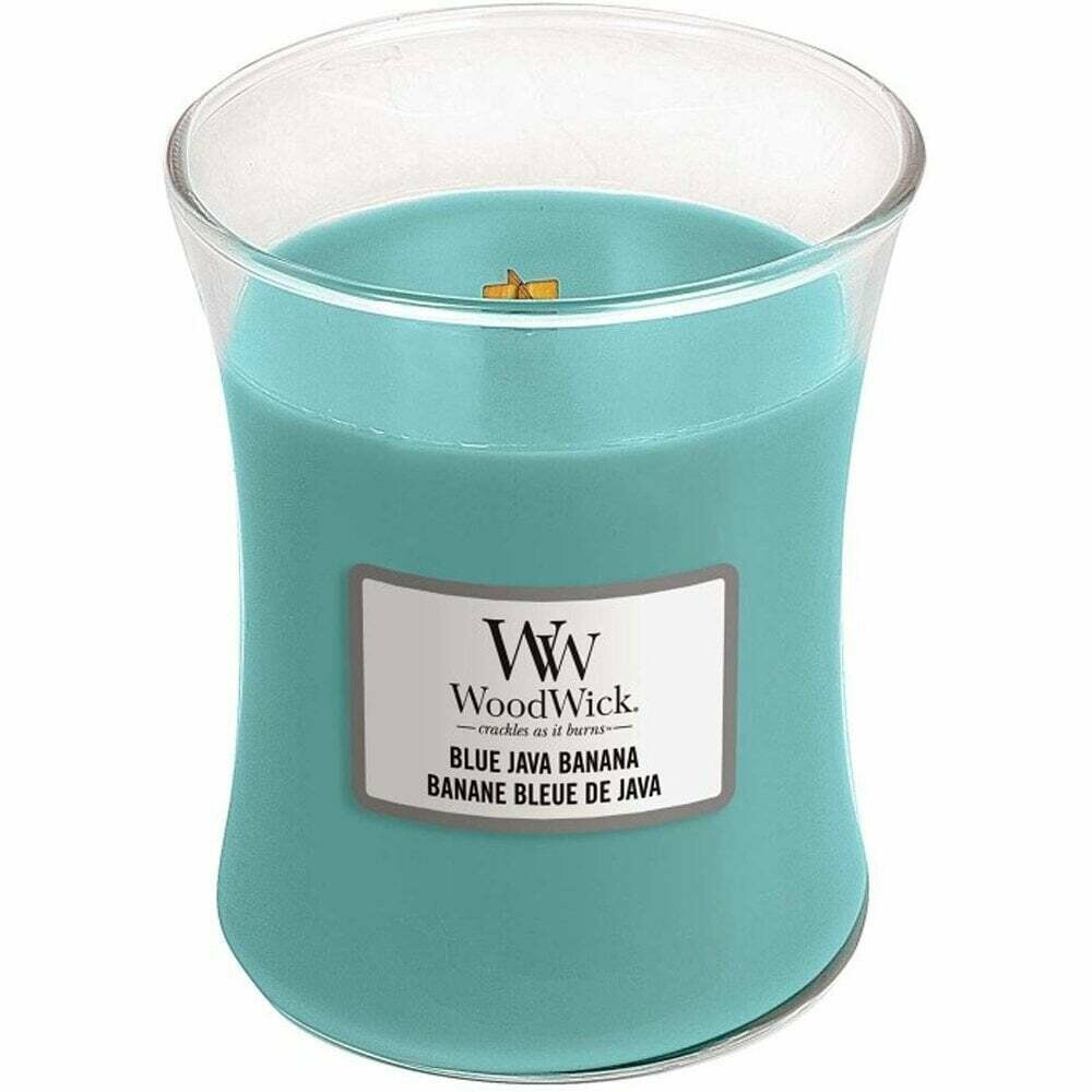 Blue Java Banana Medium WoodWick Candle
