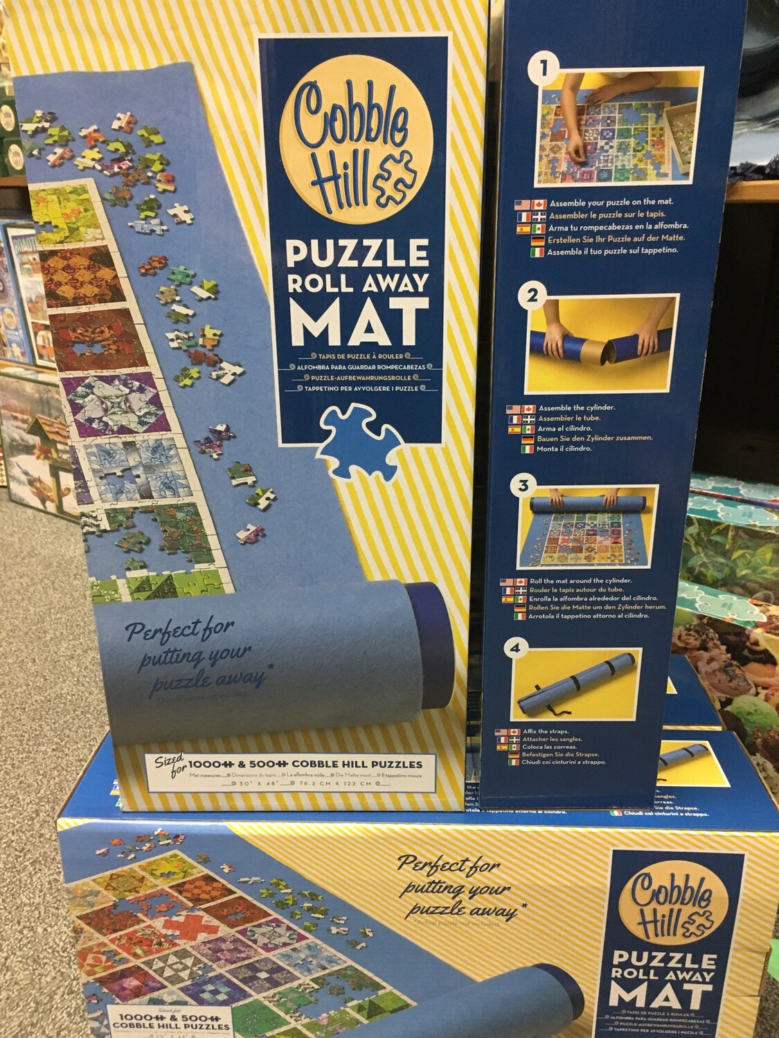 Puzzle Roll Away Mat 30" x 48" Cobble Hill