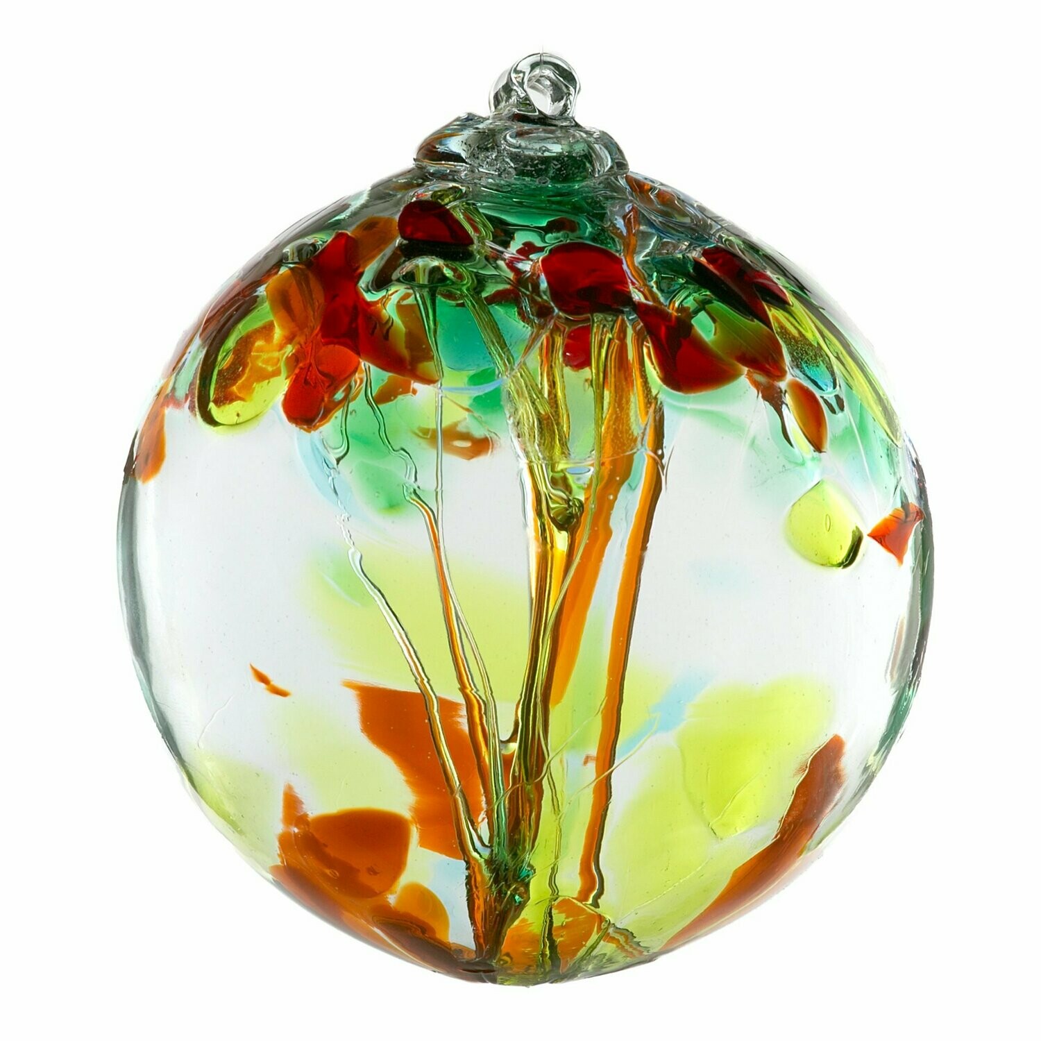 2" Tree of Enchantment Friendship Ball Sisters Canadian Blown Glass