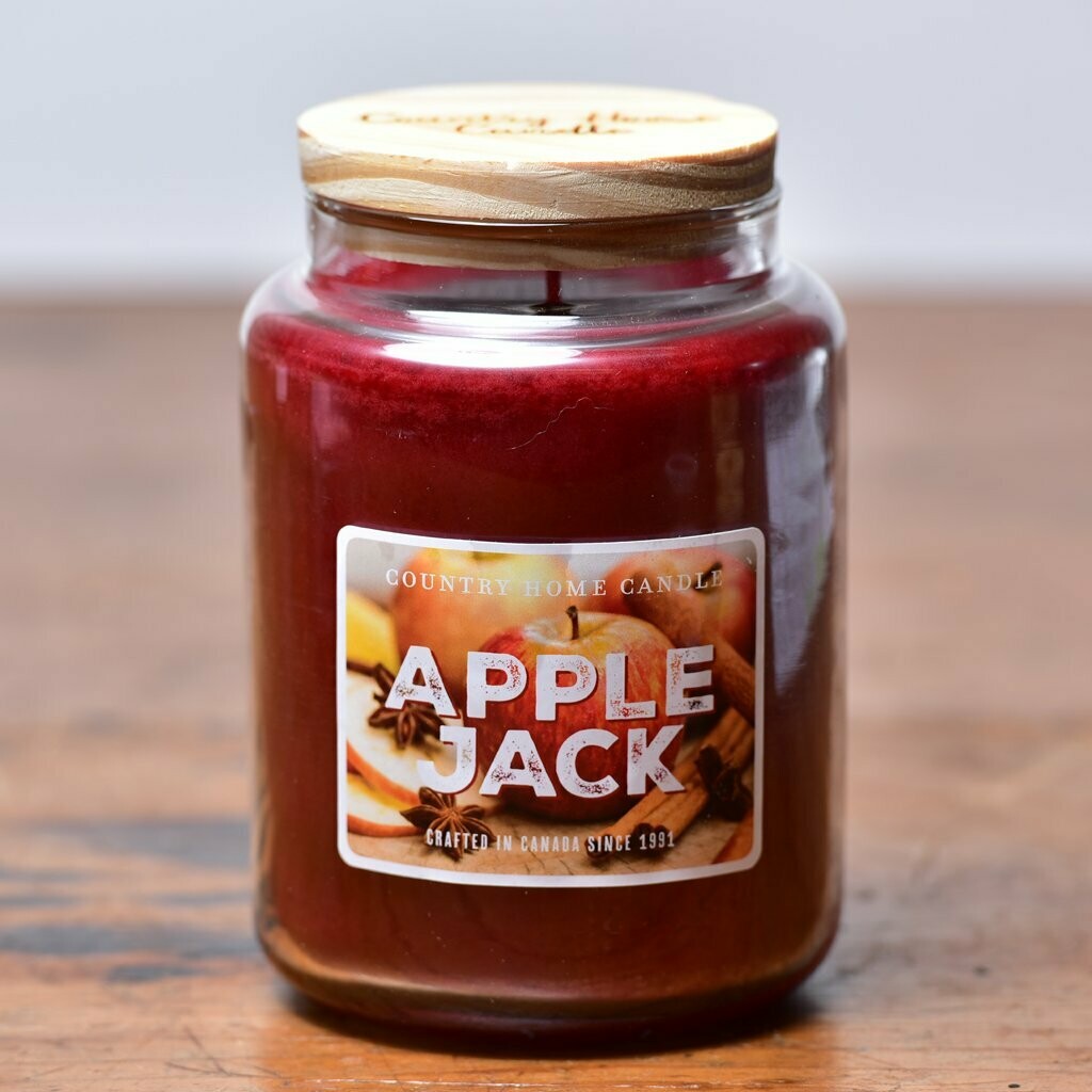 Apple Jack Large Jar Country Home Candle