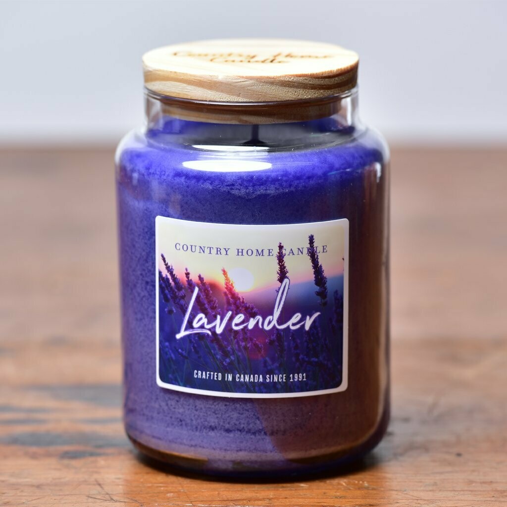 Lavender Large Jar Country Home Candle