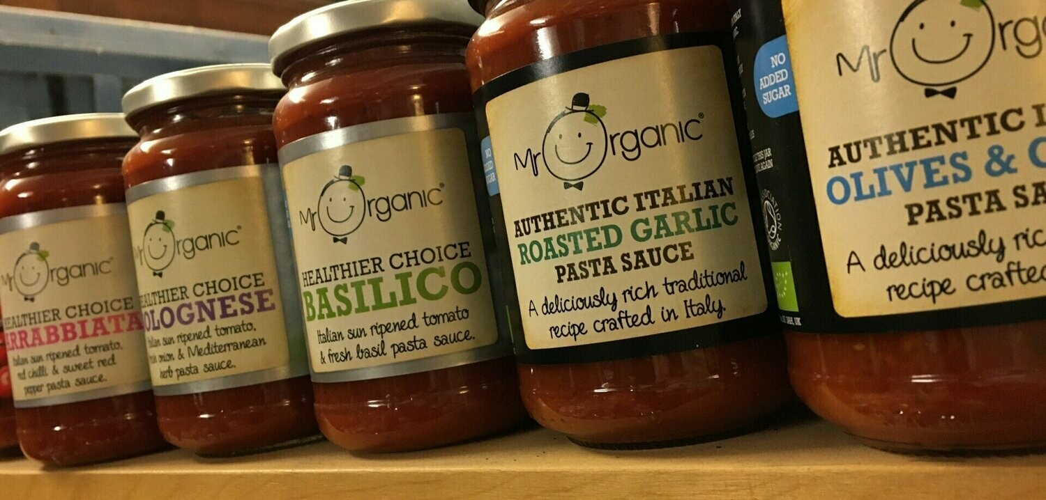 Mr Organic Pasta Sauces (5 varieties)