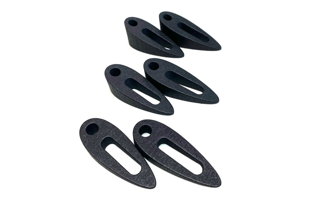 AeroCoach angled spacers for aerobar arm rests