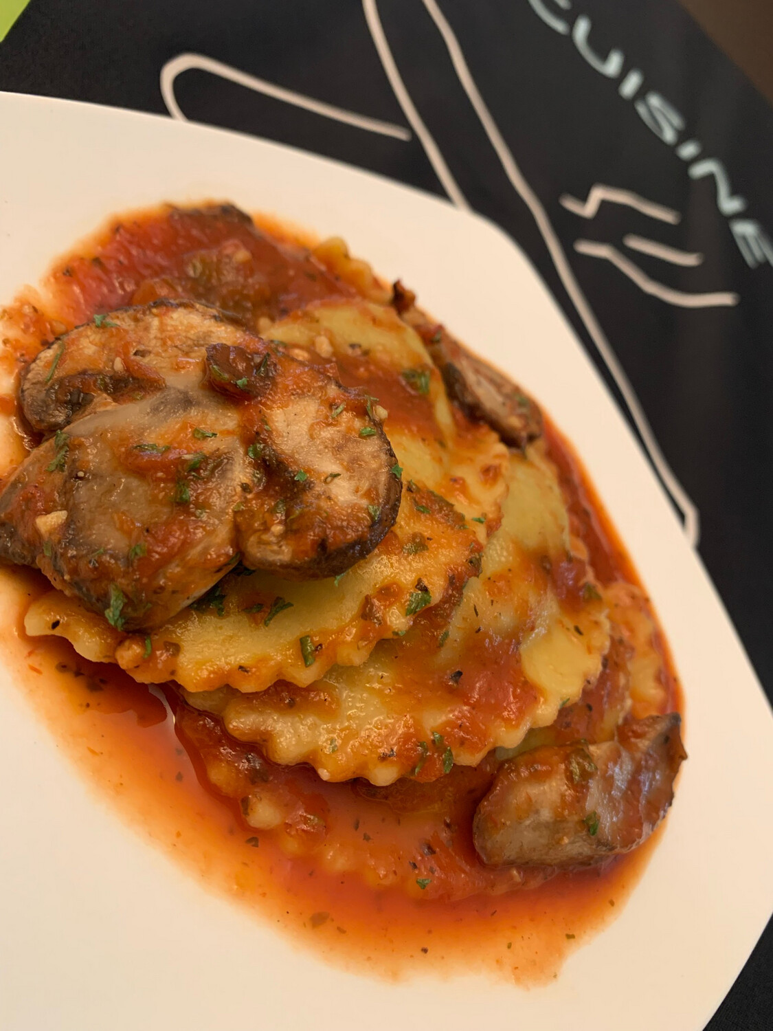 Portobello Mushroom Ravioli