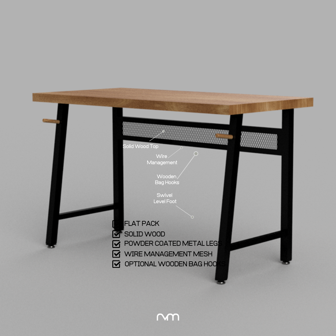 Hamilton Desk Solid Wood Home office desk