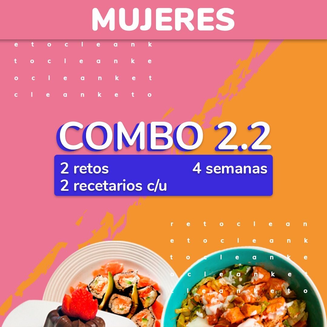 Combo Keto Mujeres Reto Clean Keto