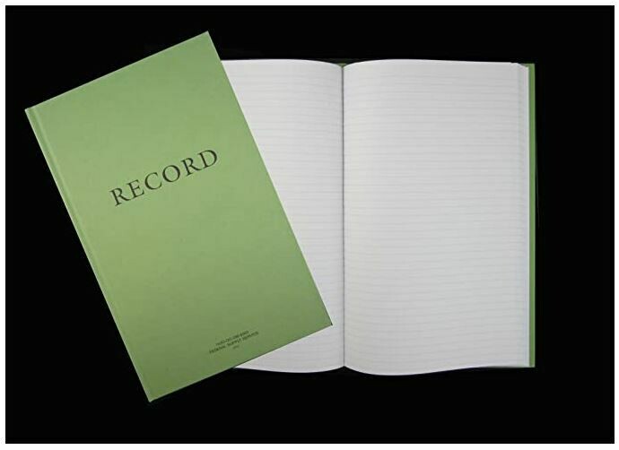 8.5” X 14" Record Book Military Log Book Replacement Military