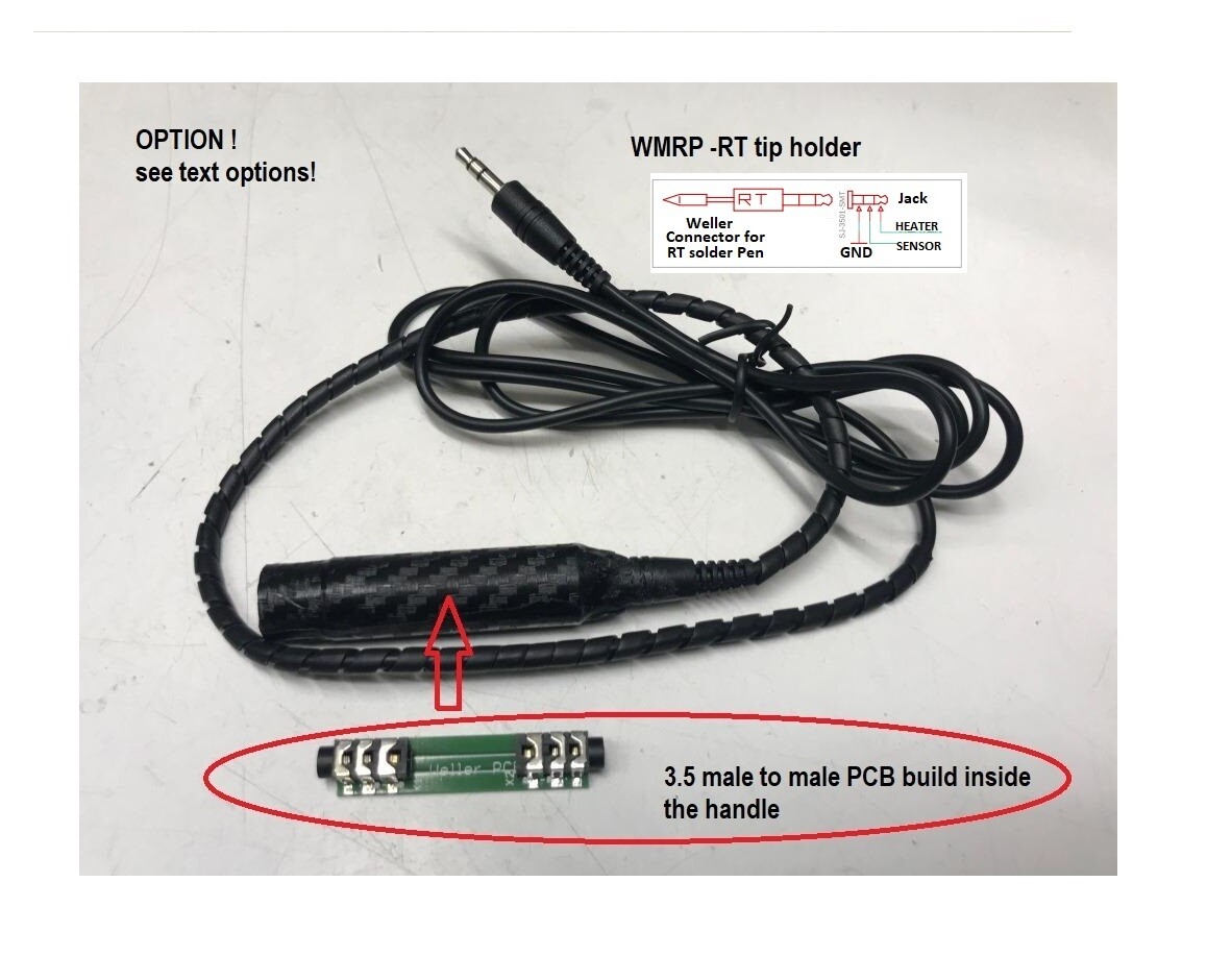 Weller RT tip handle & cable & 3.5mm jack (no RT tip!) Store My DIY