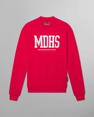 Maplehouse Red Puff Crew Sweatshirt