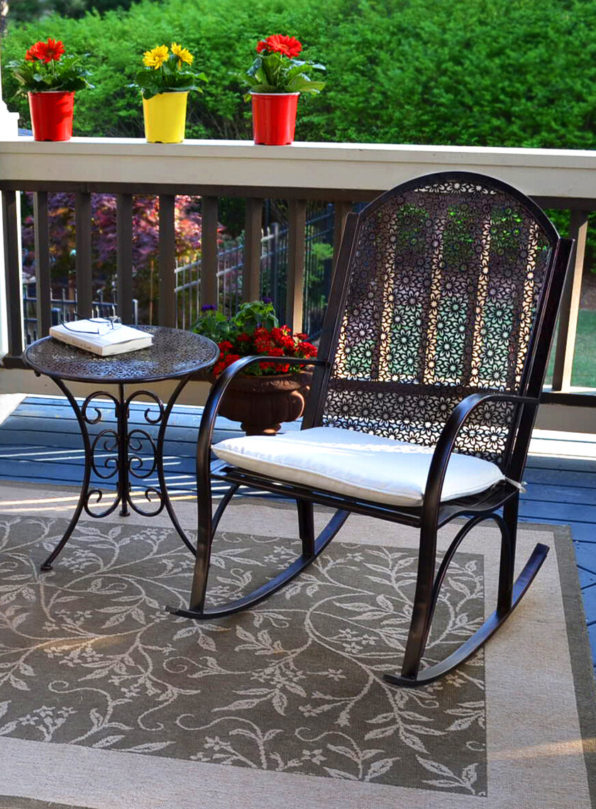 2 Piece Gardener Rocker Chair and Side Table