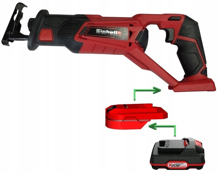 ADATTATORE DA BATTERIA PARKSIDE X20V TEAM A UTENSILI FERREX 40 V ( 5 Pin