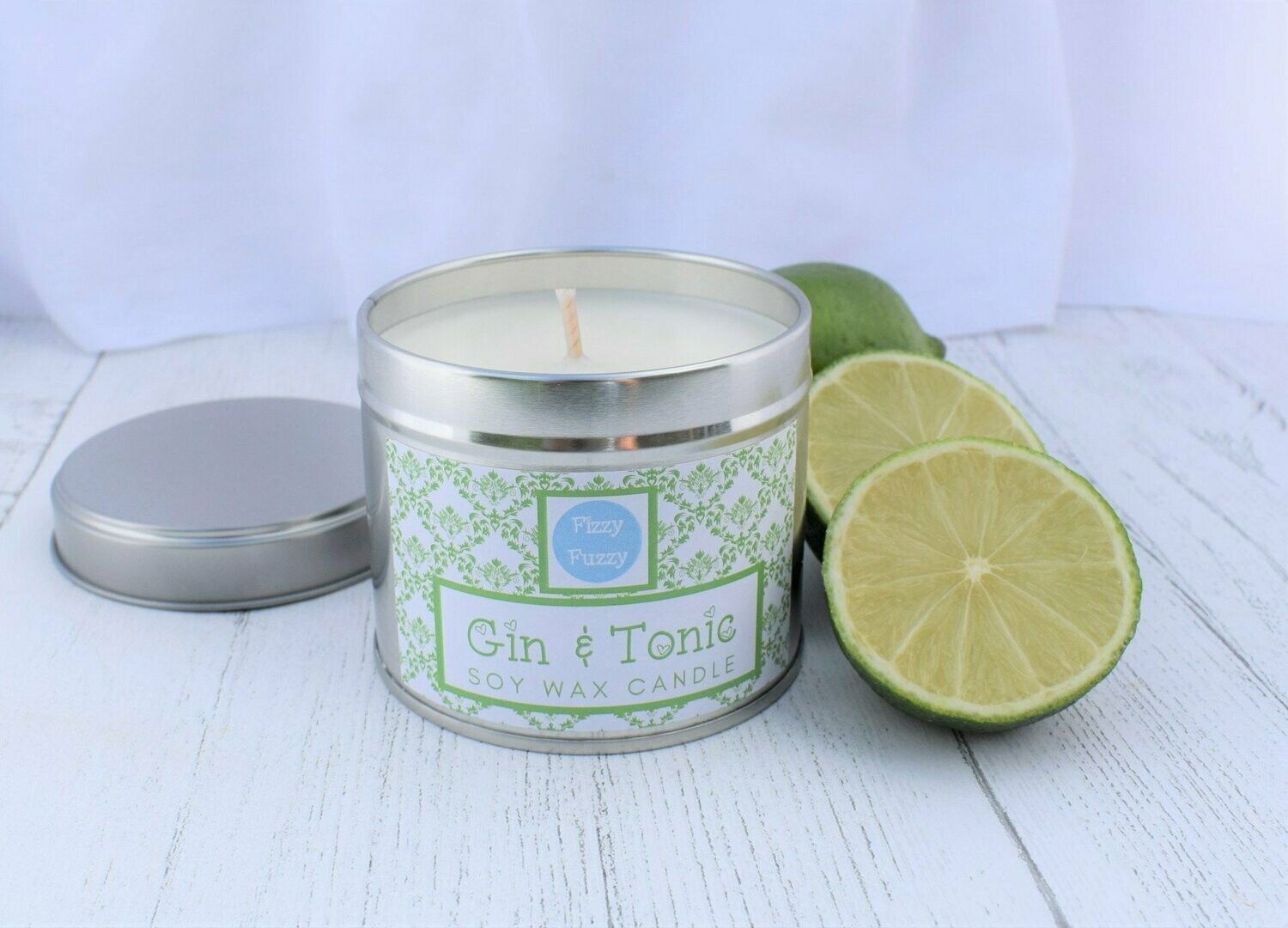 Gin Fizz 13 oz Tin Candle