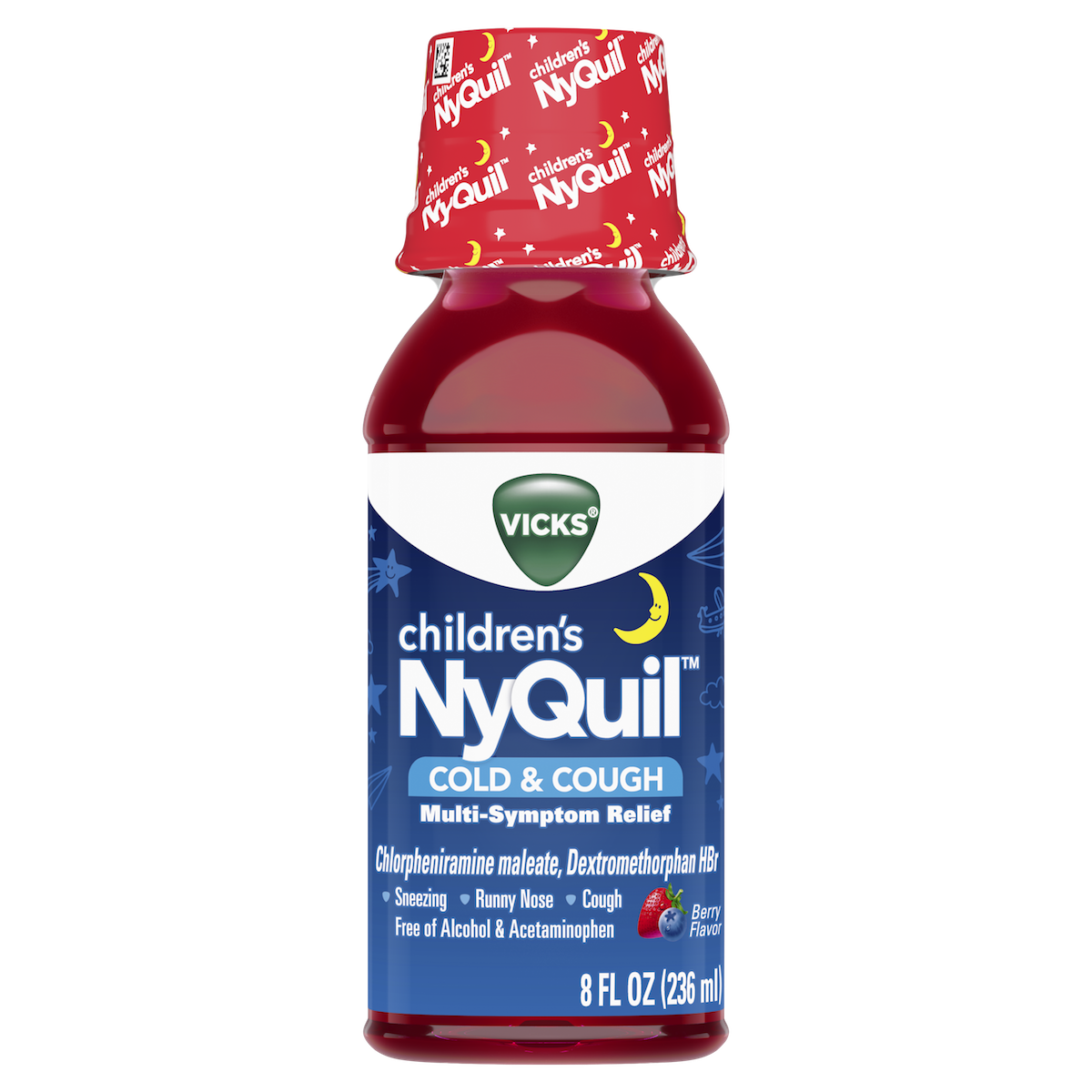 Children's NyQuil Cold&Cough 8 fl.oz. Cherry Flavor