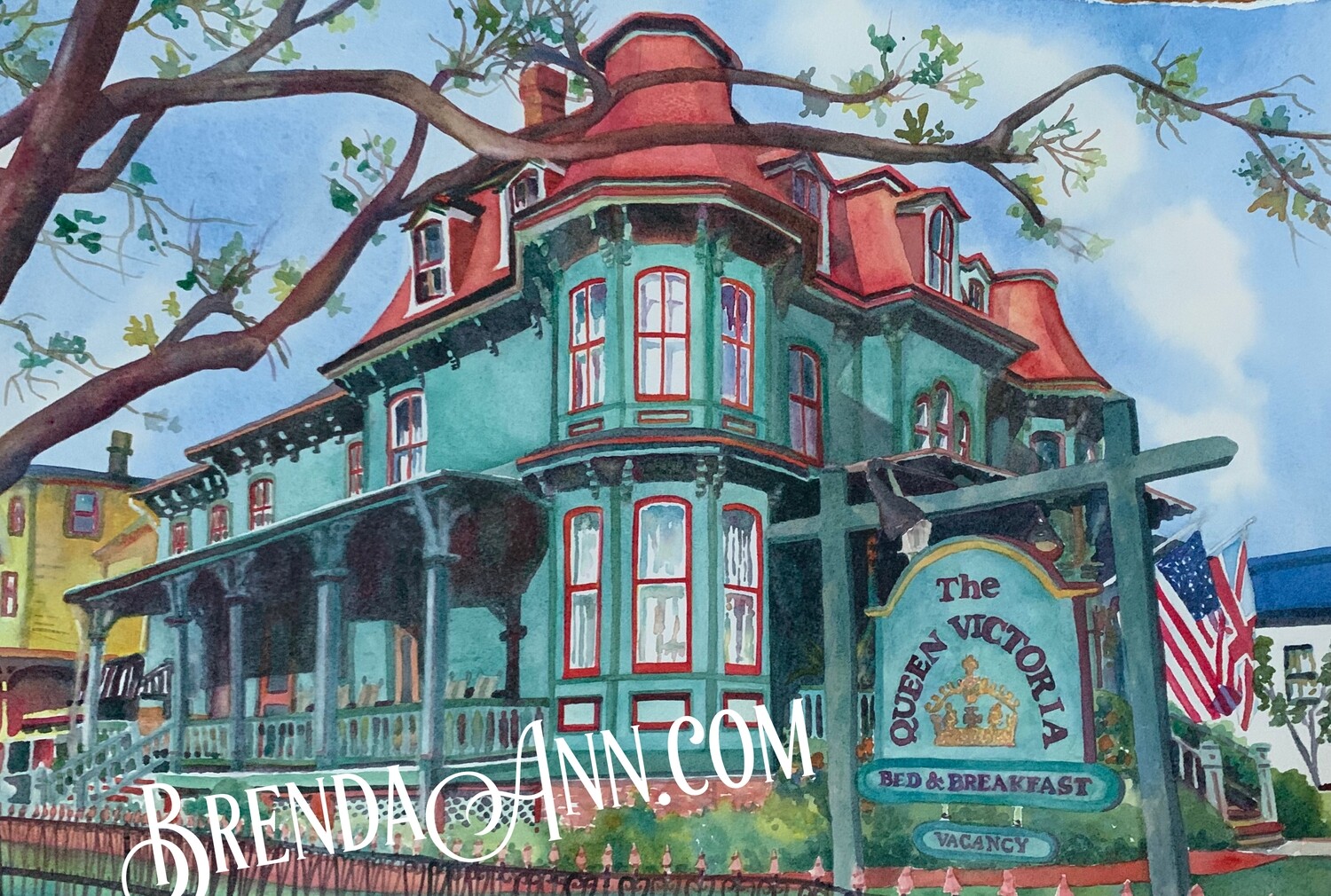 Cape May Art The Queen Victoria Bed & Breakfast