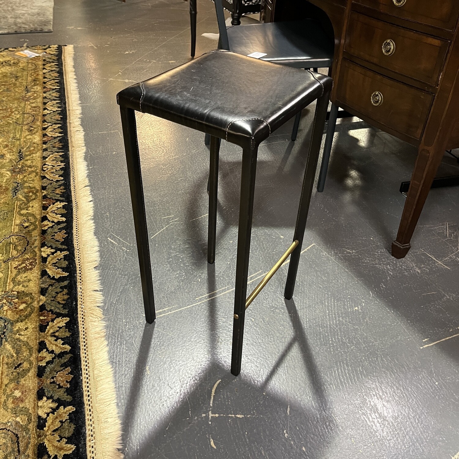 Ochre NY Leather Accent Table