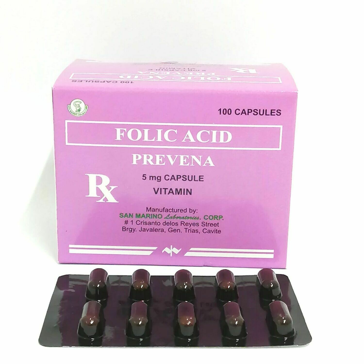 Folic Acid 5mg Capsule x 1’s