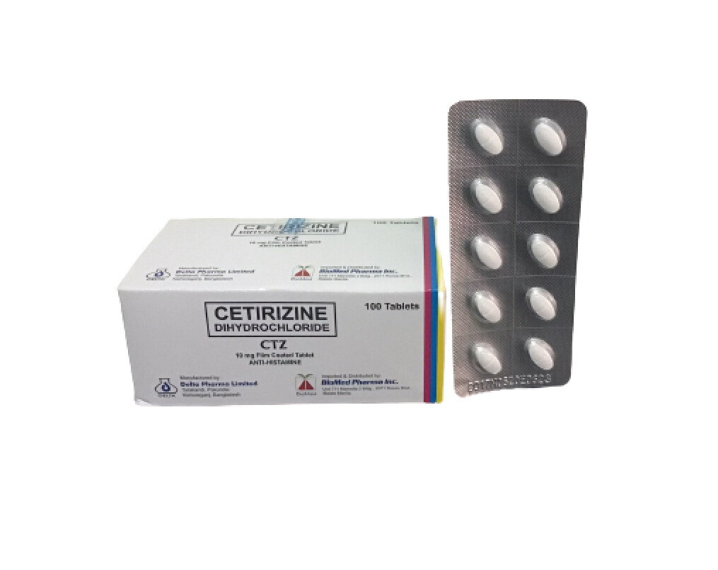 Cetirizine 10mg Tablet X 1 s