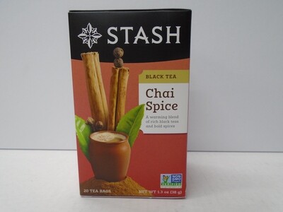 Stash Chai Spice Tea 20 tea bags ST