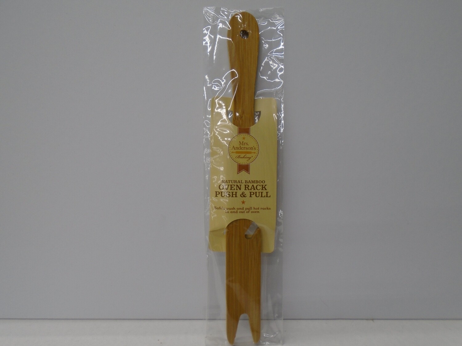 Ms. Anderson&#39;s Baking OvenRackPushPullBambooTool