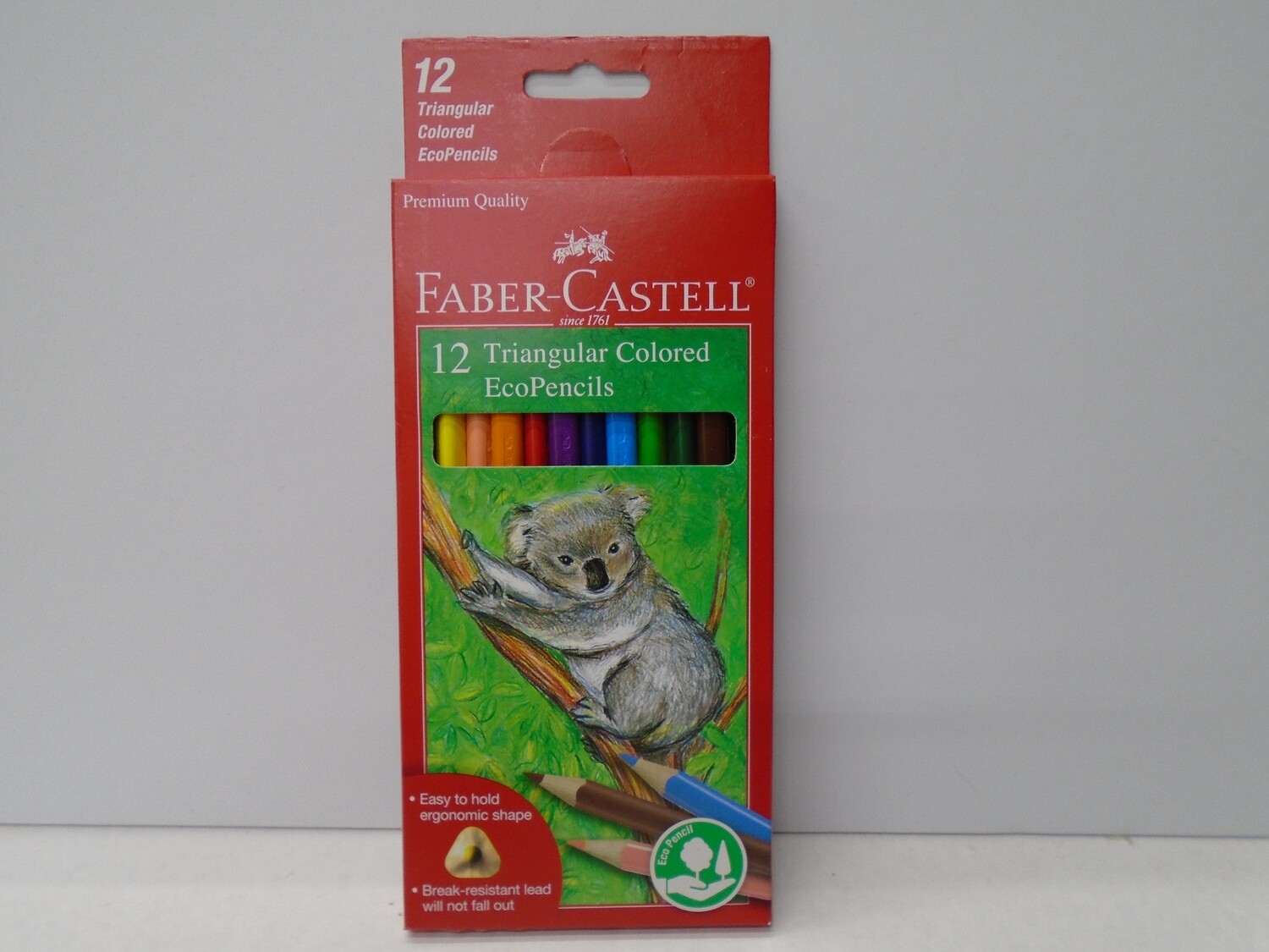Faber-Castell TriangColoredEcoPencils12ct
